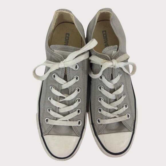 Converse Shoes - Converse All Star Women's Size 8 Men's Size 6 Low Top Light Grey Sneakers